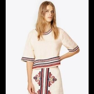 TORY BURCH Embroided Top